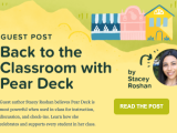 Back to the Classroom with @PearDeck #edtech #backtoschool